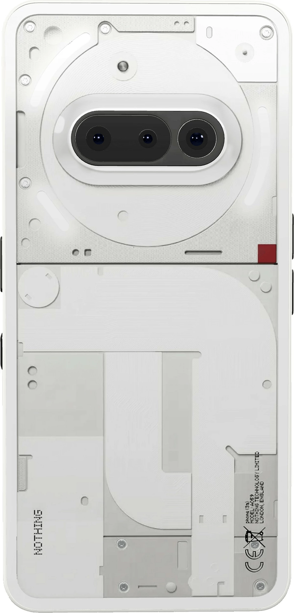 Celular Nothing Phone 3a 5G, 12GB RAM, 256GB, bardhë