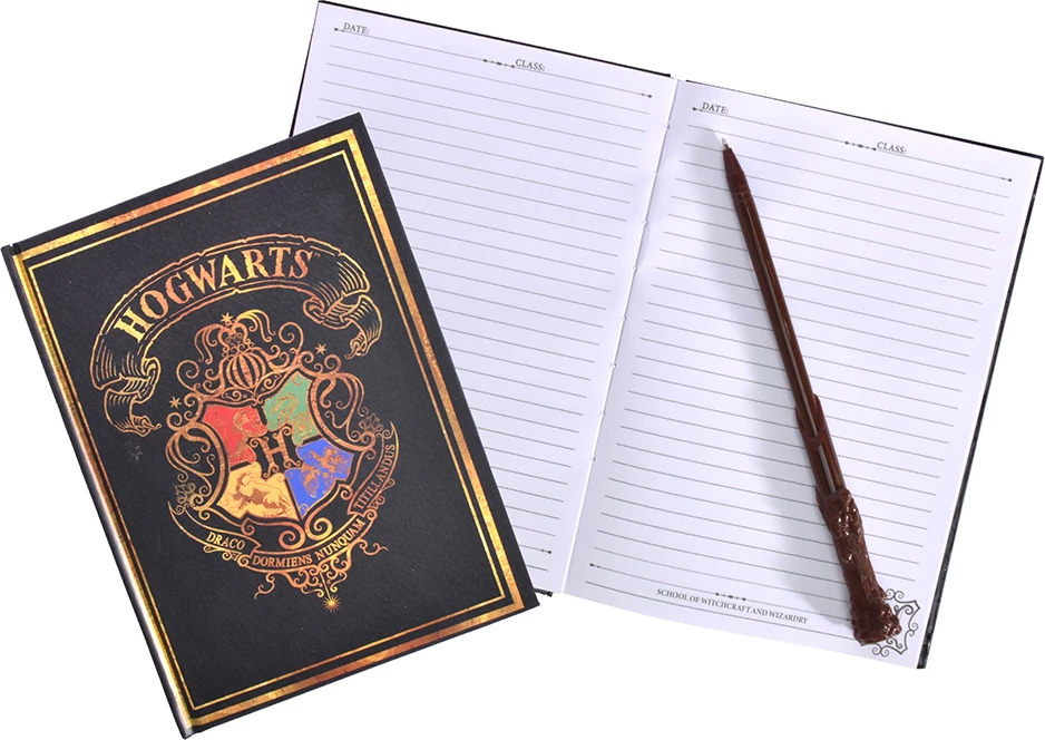 Set fletore dhe stilolaps BLUE SKY Harry Potter Colourful Crest, bojë e zezë