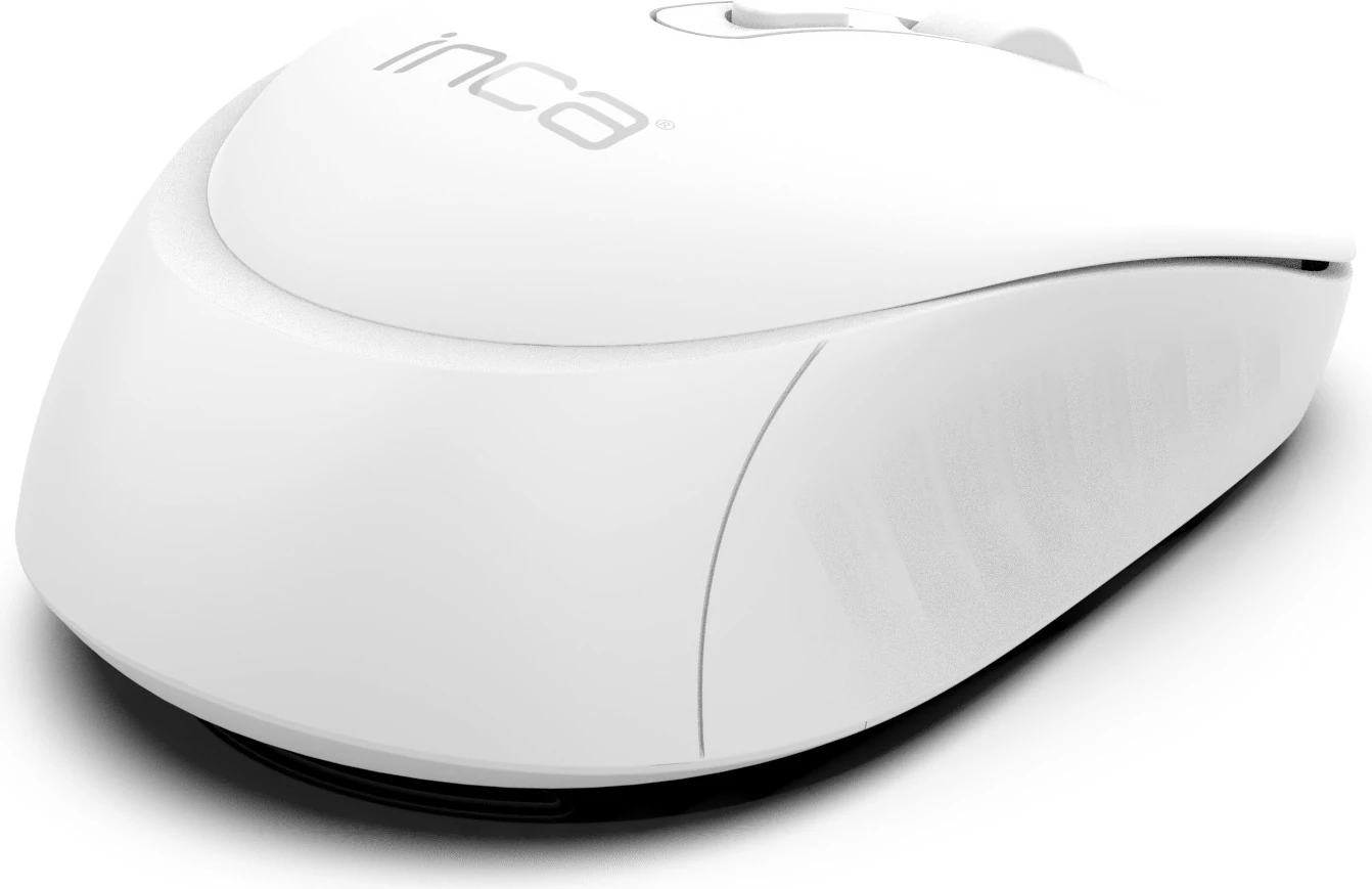 Maus wireless Inca IWM-243RB, 1600 DPI, Candy Design, i bardhë