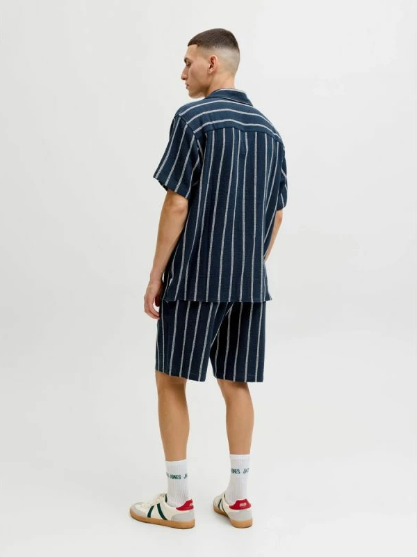 Shorce për meshkuj Jack&Jones JPSTJAIDEN COBA STRIPE JOG SHORTS REG SN 12274413, sky captain/stripes [Madhësia: XL]