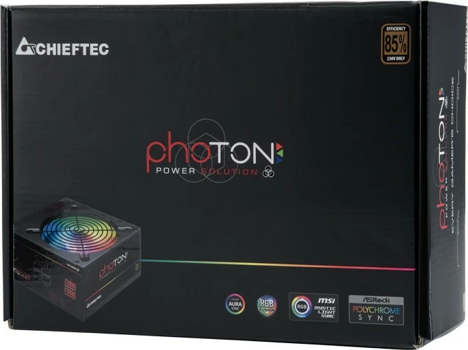Furnizues energjie Chieftec Photon 750W, gjysmë-modular, RGB