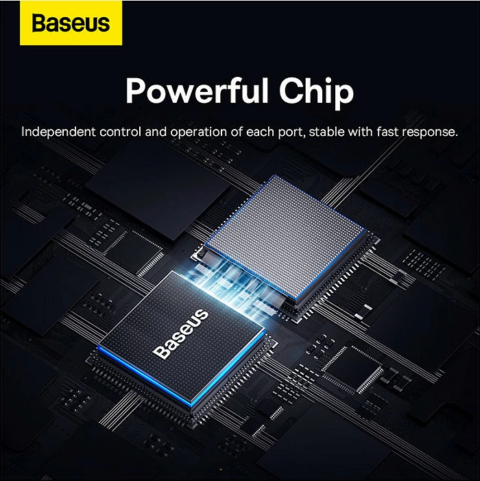 HUB USB-C Baseus UltraJoy Series, 4 porta USB-A 3.2 Gen 1, 5Gbps, gri
