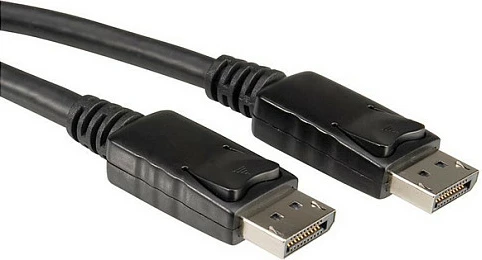 Kabllo DisplayPort ROLINE DP-DP, 2 m, 4K@60Hz, e zezë