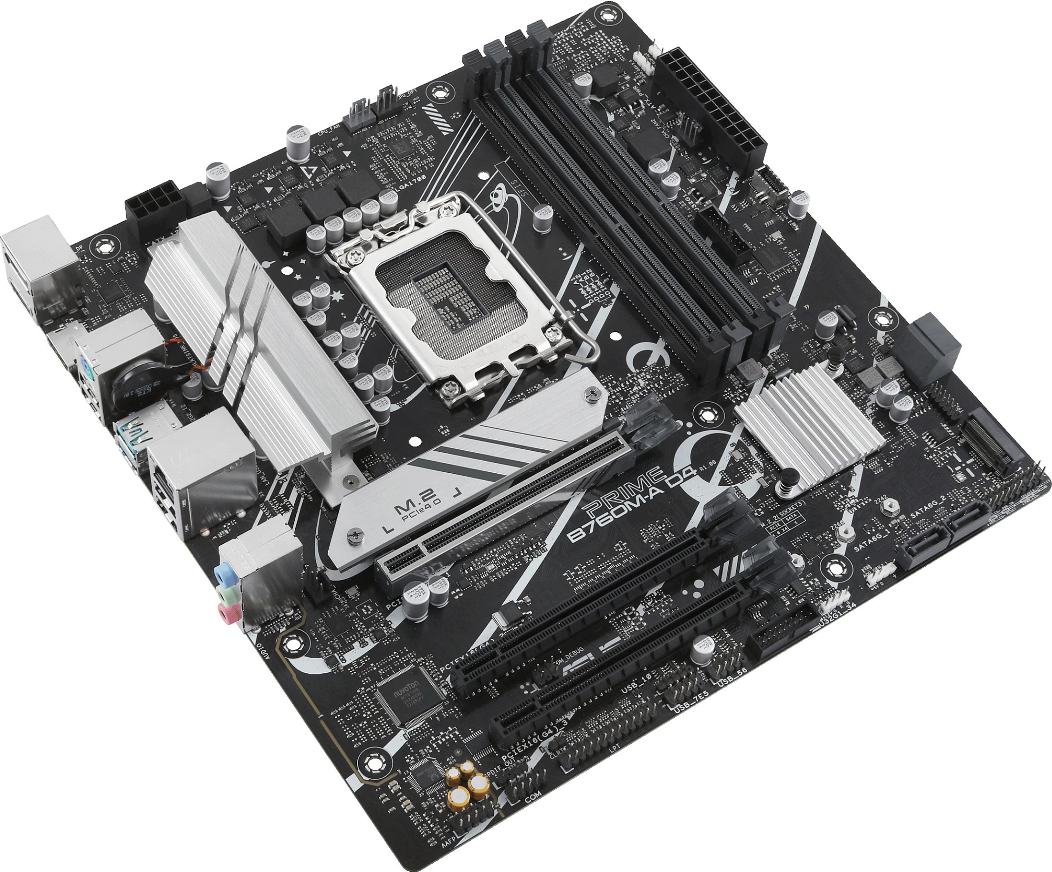 Pllakë amë ASUS PRIME B760M-A D4-CSM, Intel, LGA 1700, DDR4-SDRAM, 128 GB