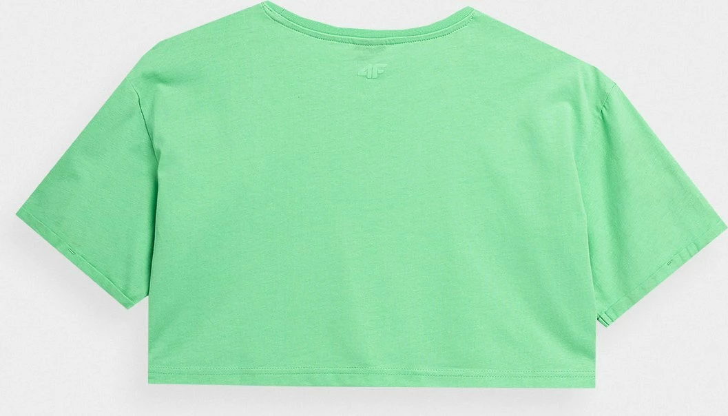 T-shirt 4F TTSHF558, madhësi L, mëngë të shkurta, regular fit, 60% pambuk/40% poliester, e gjelbër