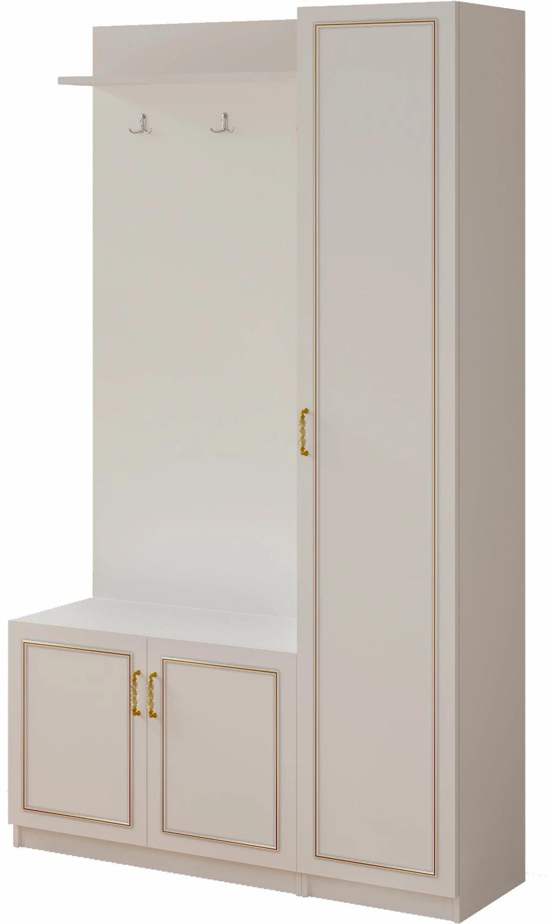 Stendë korridori Skye Decor, ngjyrë e bardhë mat, RB-092
