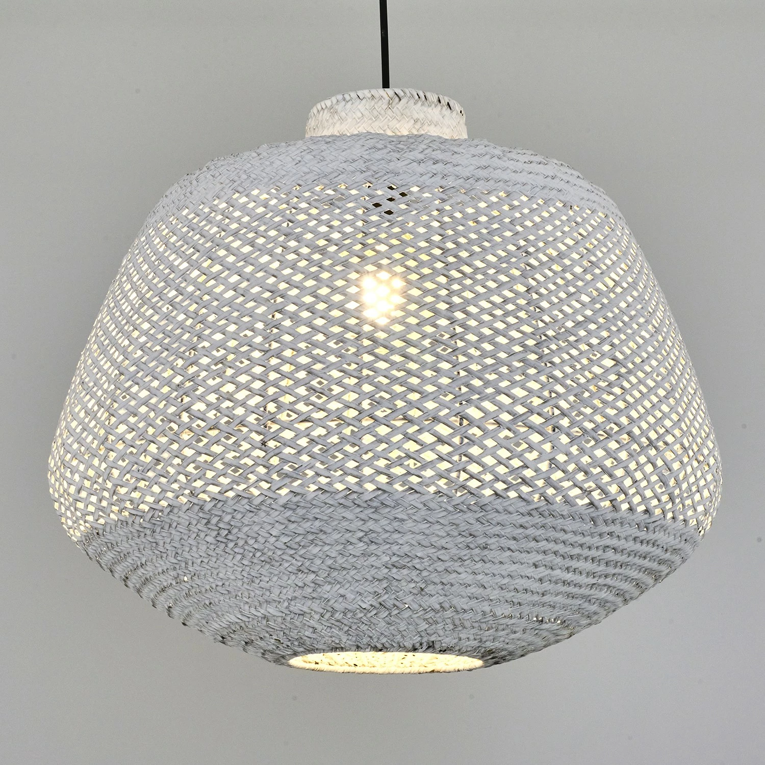 Llambë tavani Opviq, ratan, trup plastik, e bardhë, 50x120cm, 4461-13-01