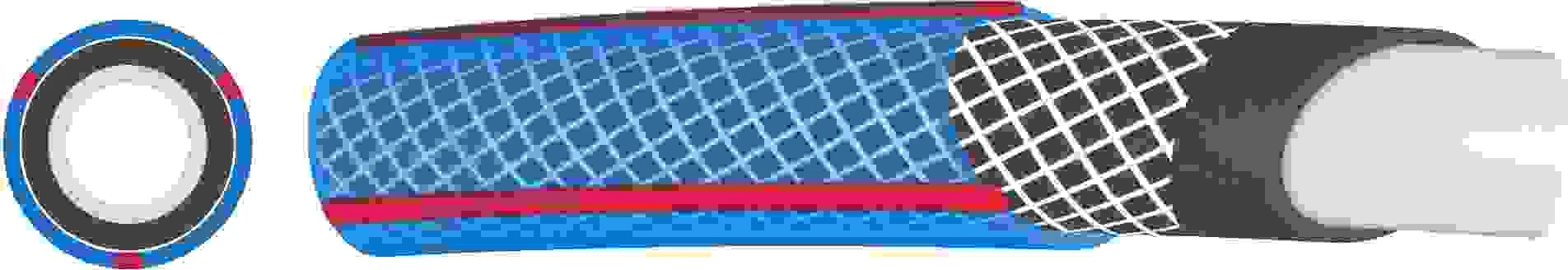Zorrë kopshti PROLINE 99413, 1/2\" x 30 m, PVC 4-shtresore, 8 bar, blu
