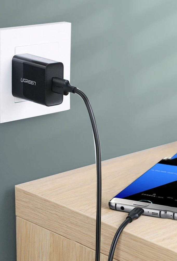 Kabllo Ugreen USB-A në USB-C 2 m (54506), gri