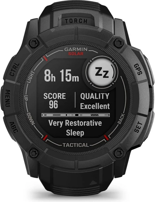 Smartwatch Garmin Instinct 2X Solar Tactical Edition, 50mm, GPS, Ekran me prekje, i zi