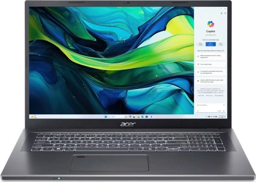 Kompjuter portativ Acer Aspire NX.J1UEG.002, Intel Core i7, 16GB RAM, 1TB SSD, NVIDIA GeForce RTX 2050, Steel Gray