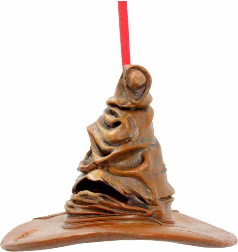 Ornament varës NEMESIS NOW Harry Potter Sorting Hat 9 cm, rrëshirë, kafe