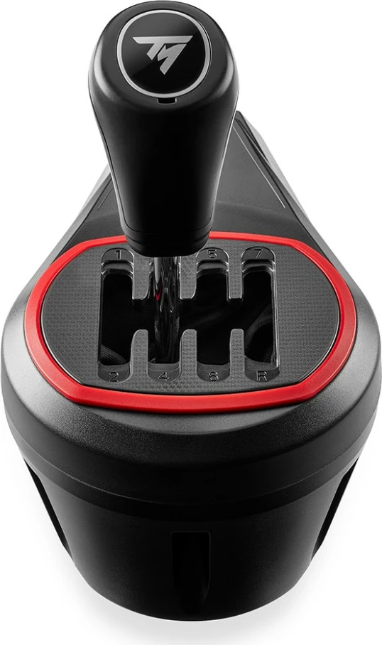 Shifter Thrustmaster TH8S, Racing shifter add-on, PS5, PS4, Xbox One, Xbox Series X|S, e zezë, e kuqe