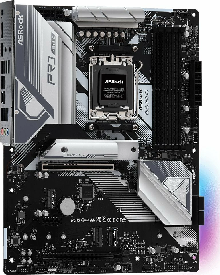 Pllakë amë ASRock B650 PRO RS ATX DDR5 128GB