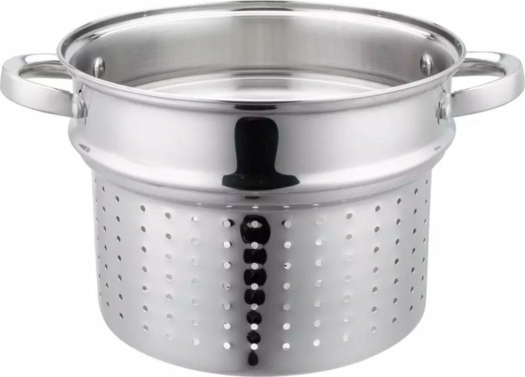 Tenxhere për pasta Klausberg KB-7738 24 cm 7.5 L, me insert dhe kapak, çelik