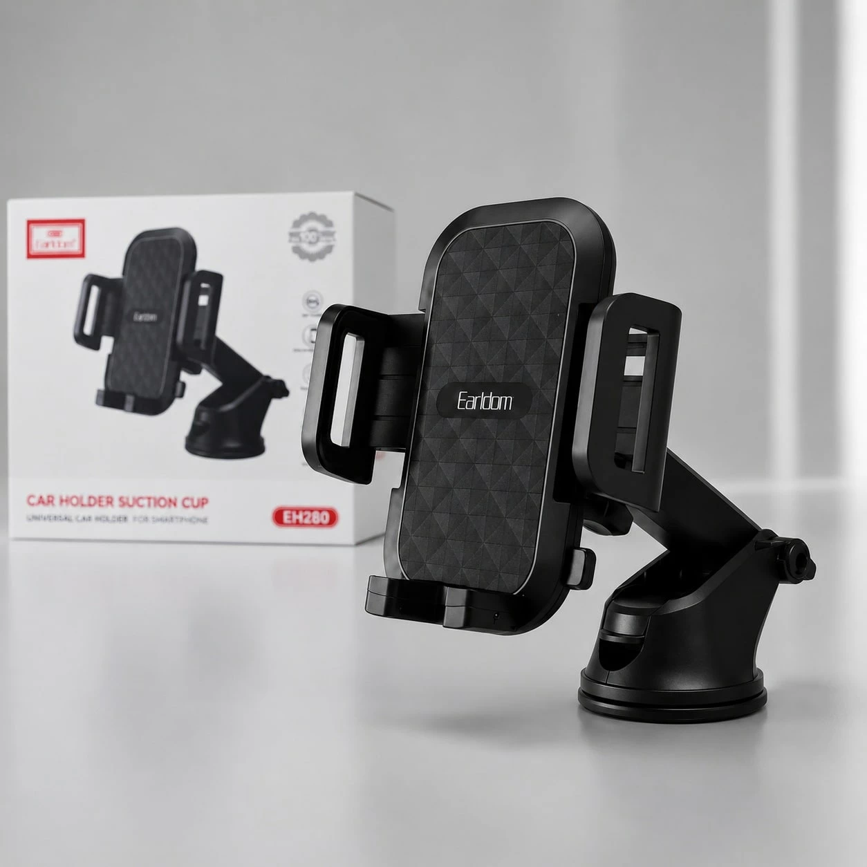 Mbajtëse Telefoni Earldom EH280 për Makinë me Suction Cup dhe 360°