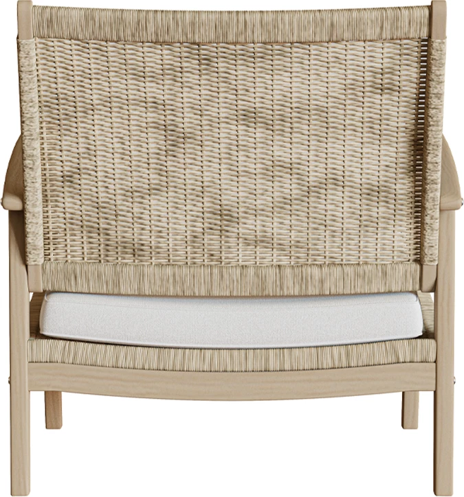 Karrige e ulët Salsa, jastëk, bezhë, 74.5x73x75.8