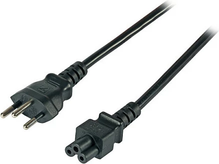 Kabllo rryme EFB Elektronik EK495.1, 1.8m, Type J në C5, 250V 2.5A, e zezë