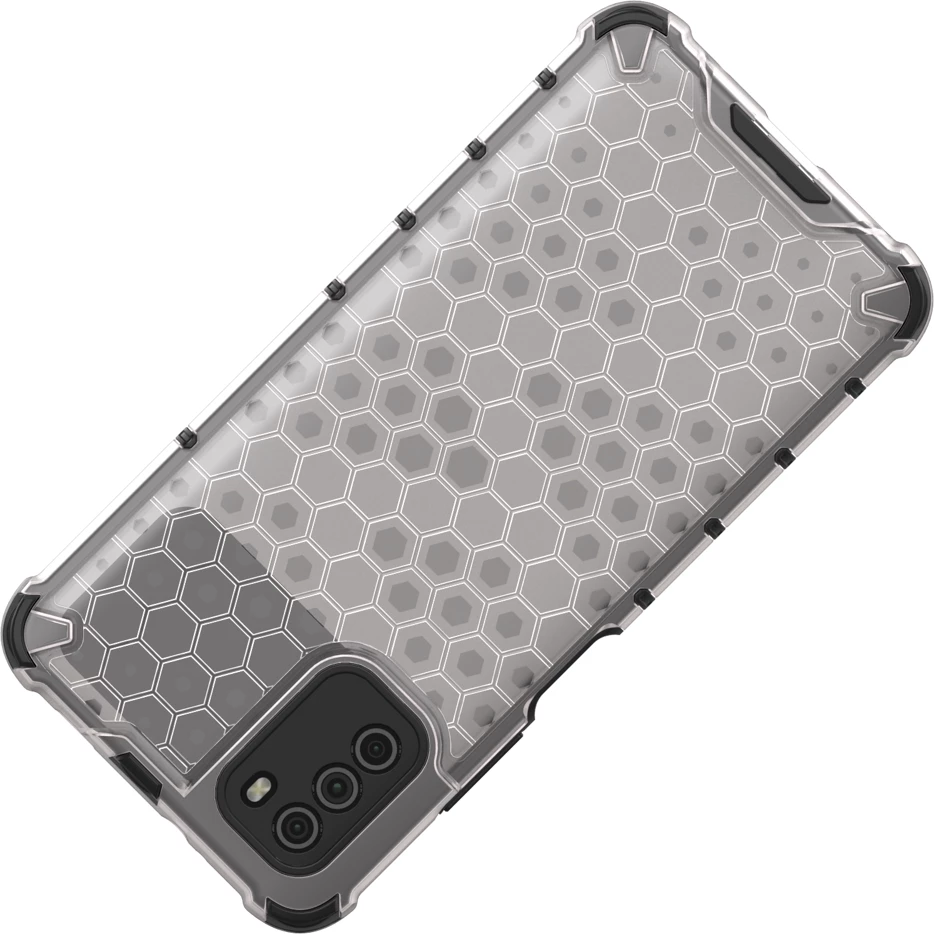 Mbështjellës Hurtel Honeycomb për Xiaomi Poco M3, Transparent