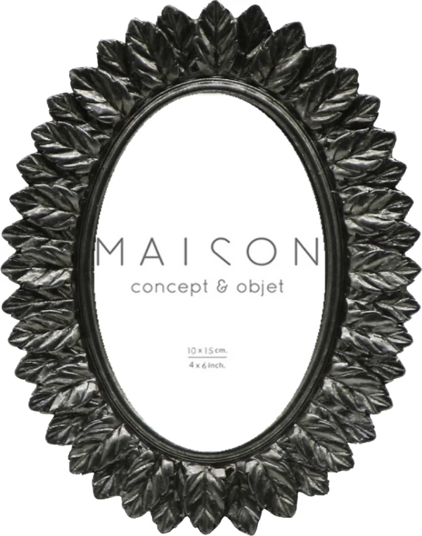 Kornizë fotoje Crown, polirezine, ngjyrë argjendi, 17x2x22 cm