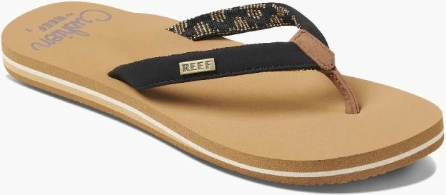Flip-flop për femra Reef, bezhë/zeza [Madhësia: 37.5]