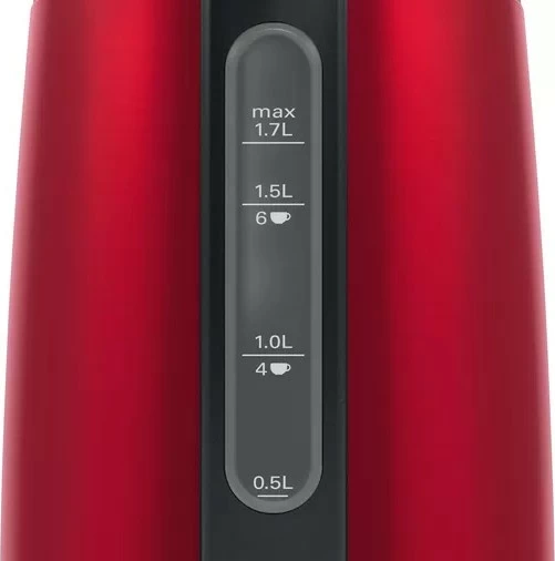 zierëse uji elektrike, Bosch, TWK3P424, 1.7 L, e kuqe