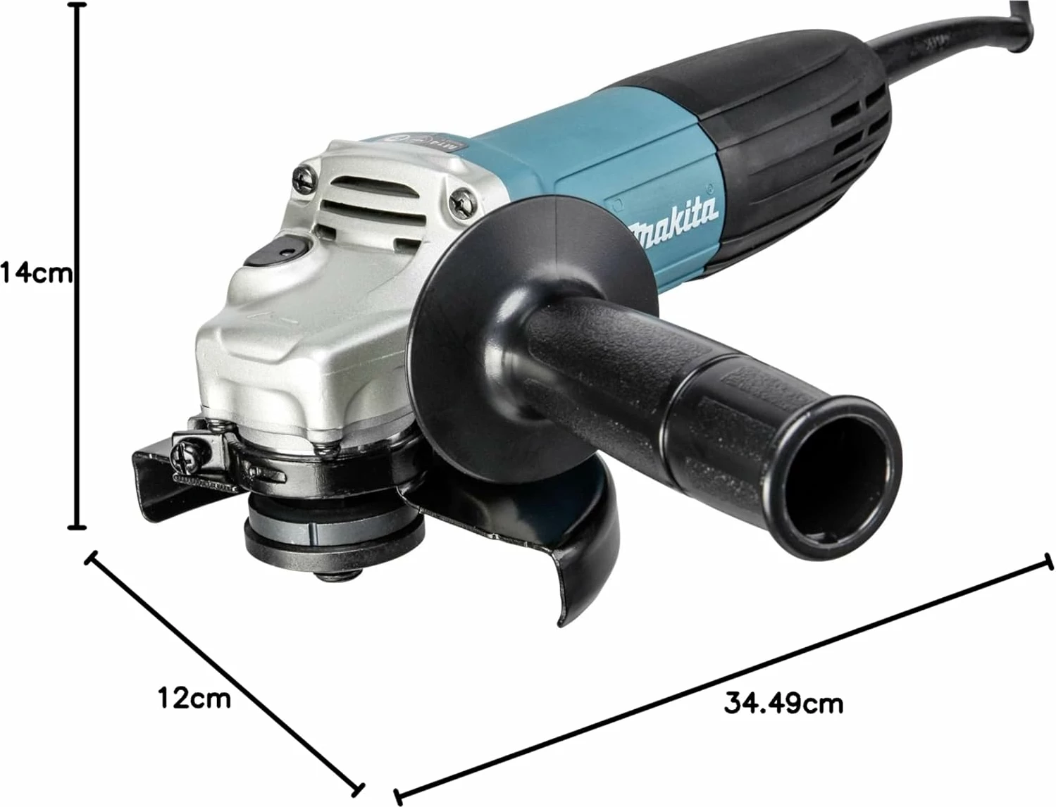 Mulli këndor Makita GA5030R, 125 mm, 11000 RPM, 720 W, 1.8 kg
