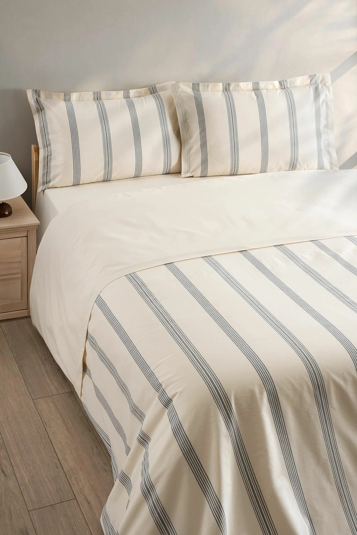 Set mbulesë për jorgan dopio, ngjyrë gri, L'Essentiel Linge de Maison, Asos