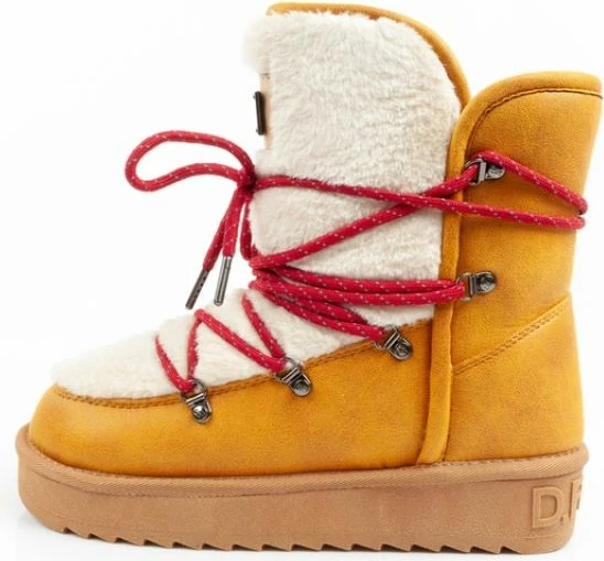 Çizme dimri për femra D.Franklin, mustard