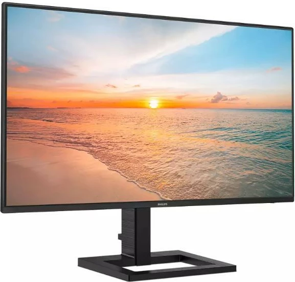 Monitor Philips 24E1N1300AE, 23.8", IPS, 100Hz, Full HD, USB-C, HDMI, Altaparlantë, Zi