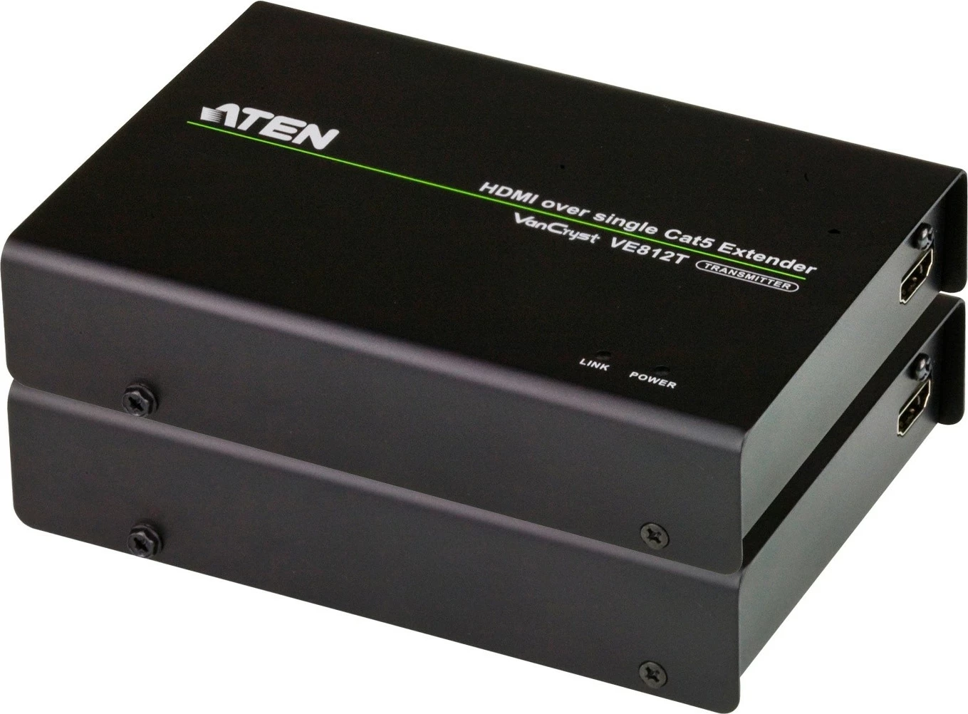 HDMI HDBaseT Extender ATEN VE812, 4K, set me transmiter dhe receiver, e zezë