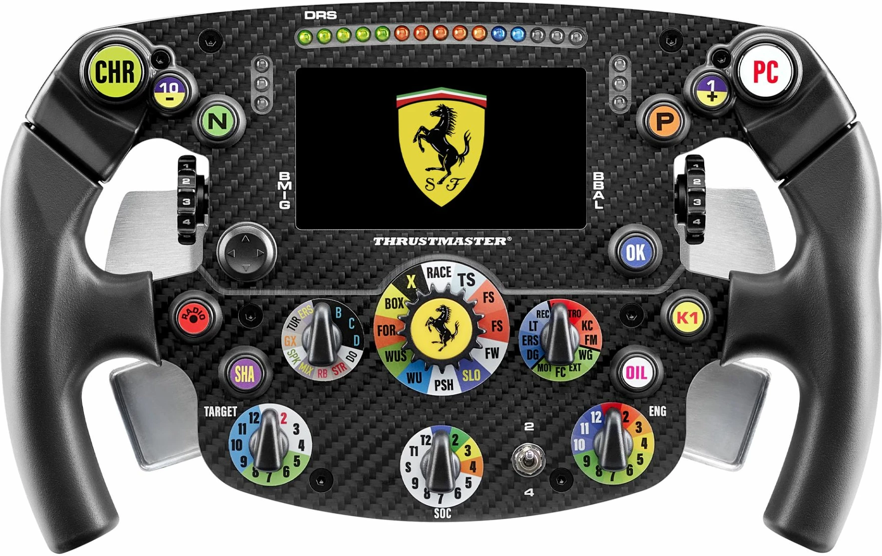 Timon garash, Thrustmaster Ferrari SF-25 Formula Wheel Add-On, ekran LCD 109 mm, kompatibil PS4/PS5/PC