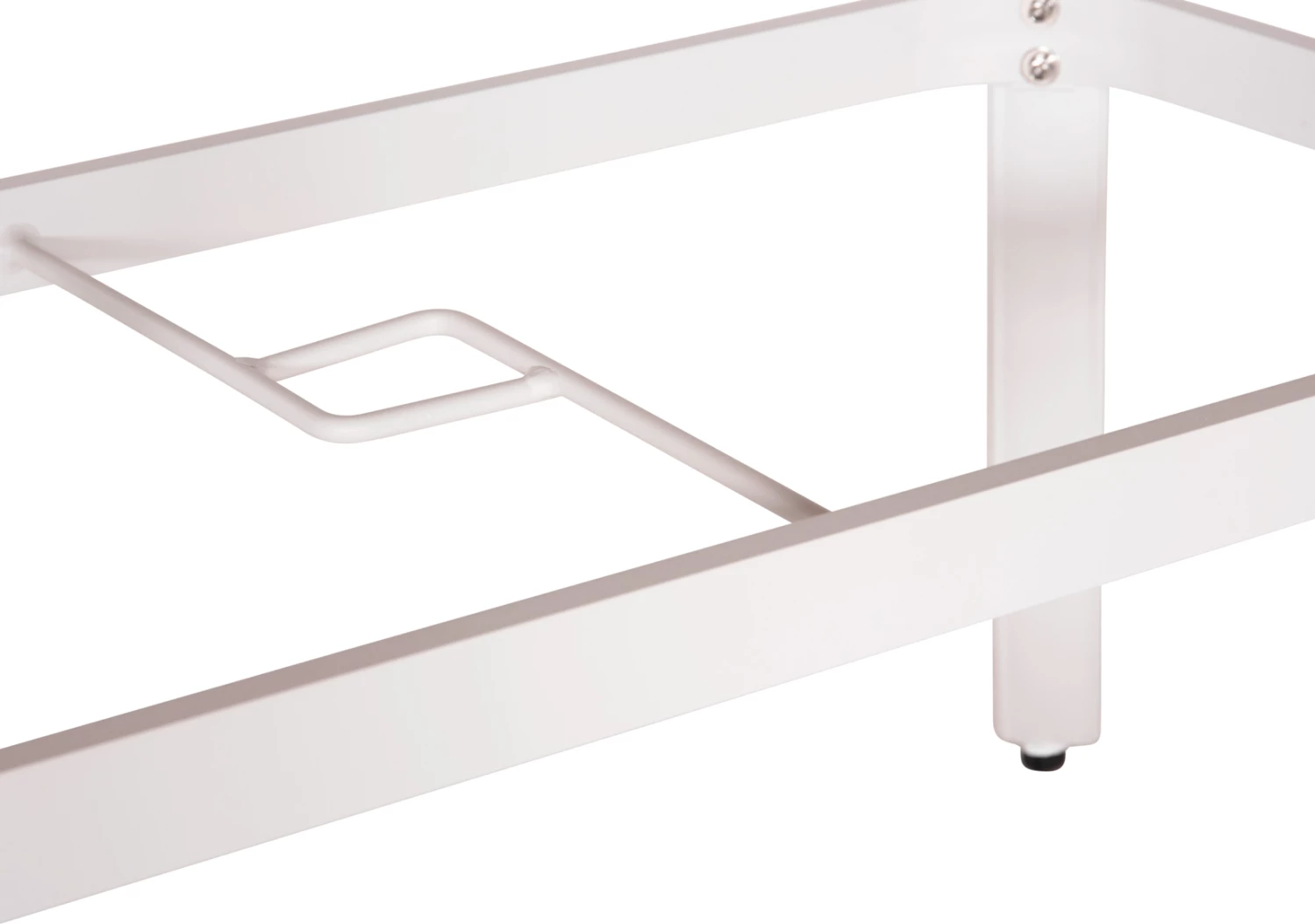 Tavolinë për terasë TELAMO FH6288.02 alumin në të bardhë & sipërfaqe tavoline polywood 160x90Χ73.5cm