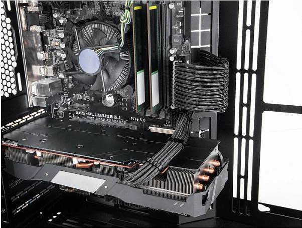 Set kabllosh zgjatës PSU DeLOCK 30 cm, 6 copë, ATX 24-pin + 2x EPS 4+4 + 3x PCIe 6+2, të zeza