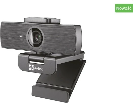 Webcam Avtek CAM4K, 4K, mikrofon i integrum, USB-C, e zezë/grafit