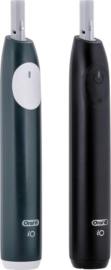 Furçë dhëmbësh elektrike Braun Oral-B iO Series 2 +1, e zezë dhe e gjelbër, set prej 2 copë