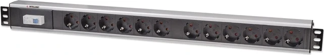 Njësi Shpërndarëse Energjie për Kasë Intellinet, 19 inç, me 12 priza
