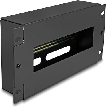 Shirit mbulues DeLOCK 67320, 3U, metal, për kabinet 10", i zi