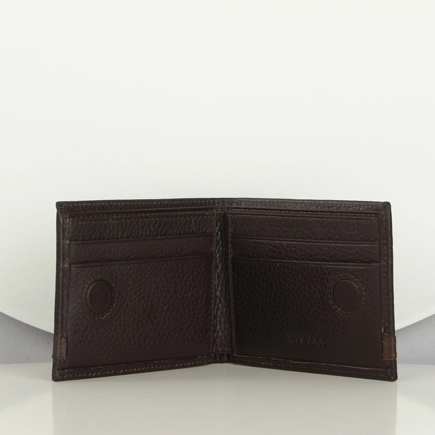 Portofol lëkure, ngjyrë kafe, Zoozie Bags, 0985