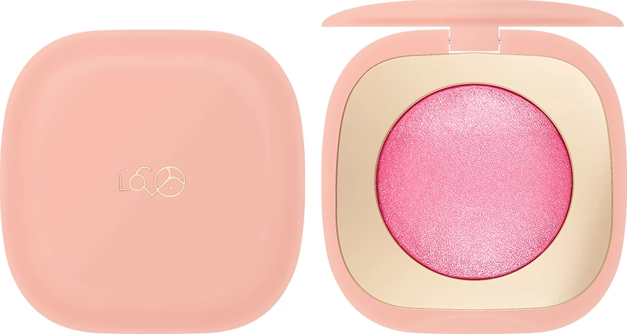 Blush i pjekun iluminues LOVRO Afterlight Baked Blush 02 Rosy Dusk për femra, 5g