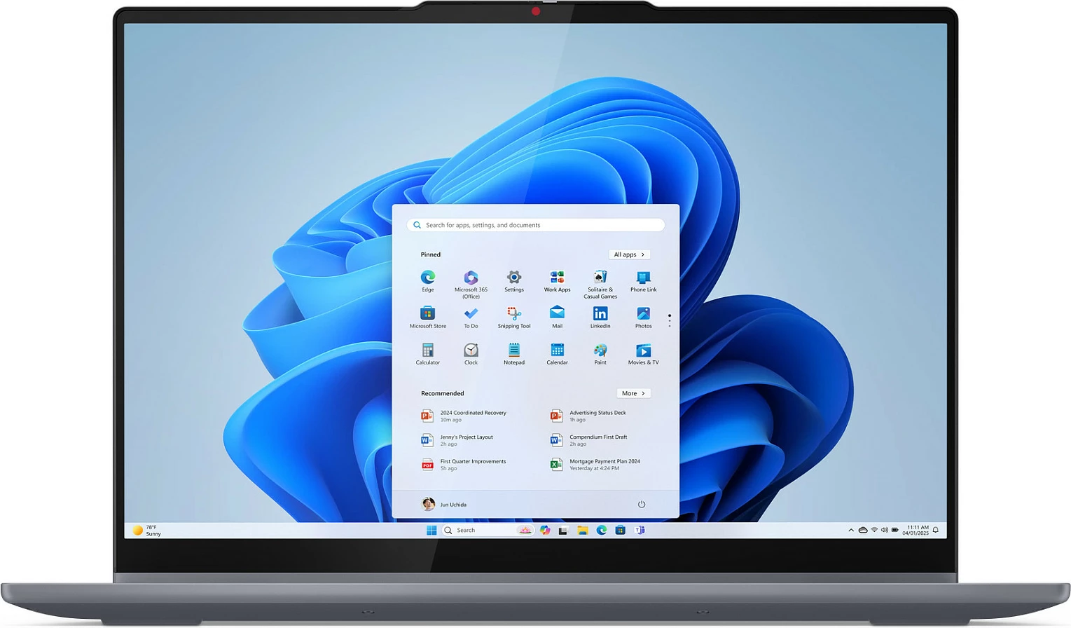 Laptop Lenovo IdeaPad 5 2-in-1, Core Ultra 5 225U, 16GB RAM, 1TB SSD, 16" WUXGA, Windows 11 Home, Luna Grey