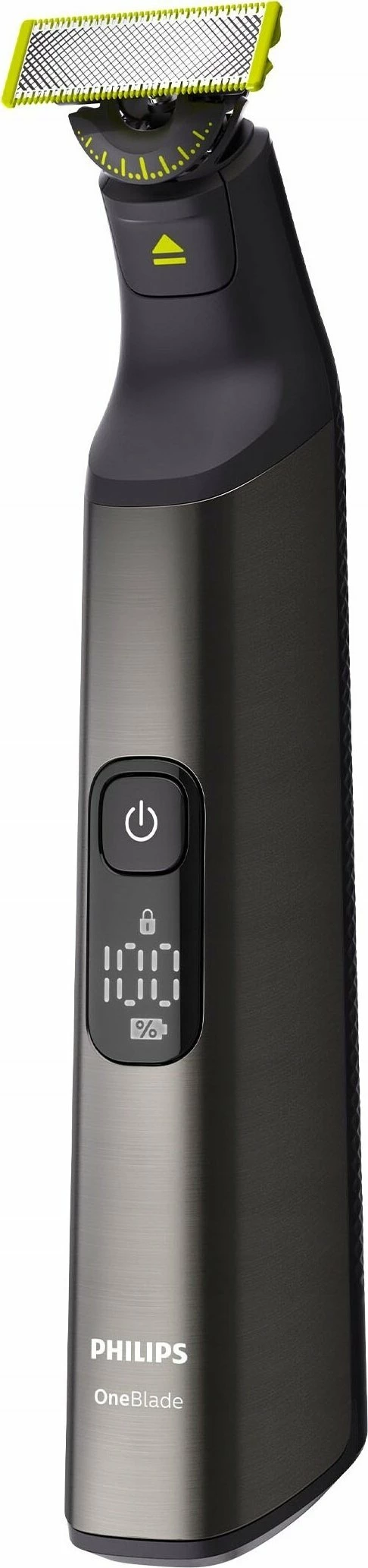 Makinë rroje Philips OneBlade Pro 360 QP6552/15, bateri 120 min, rimbushje 60 min, e papërshkueshme nga uji, 20 gjatësitë, gri, me kuti