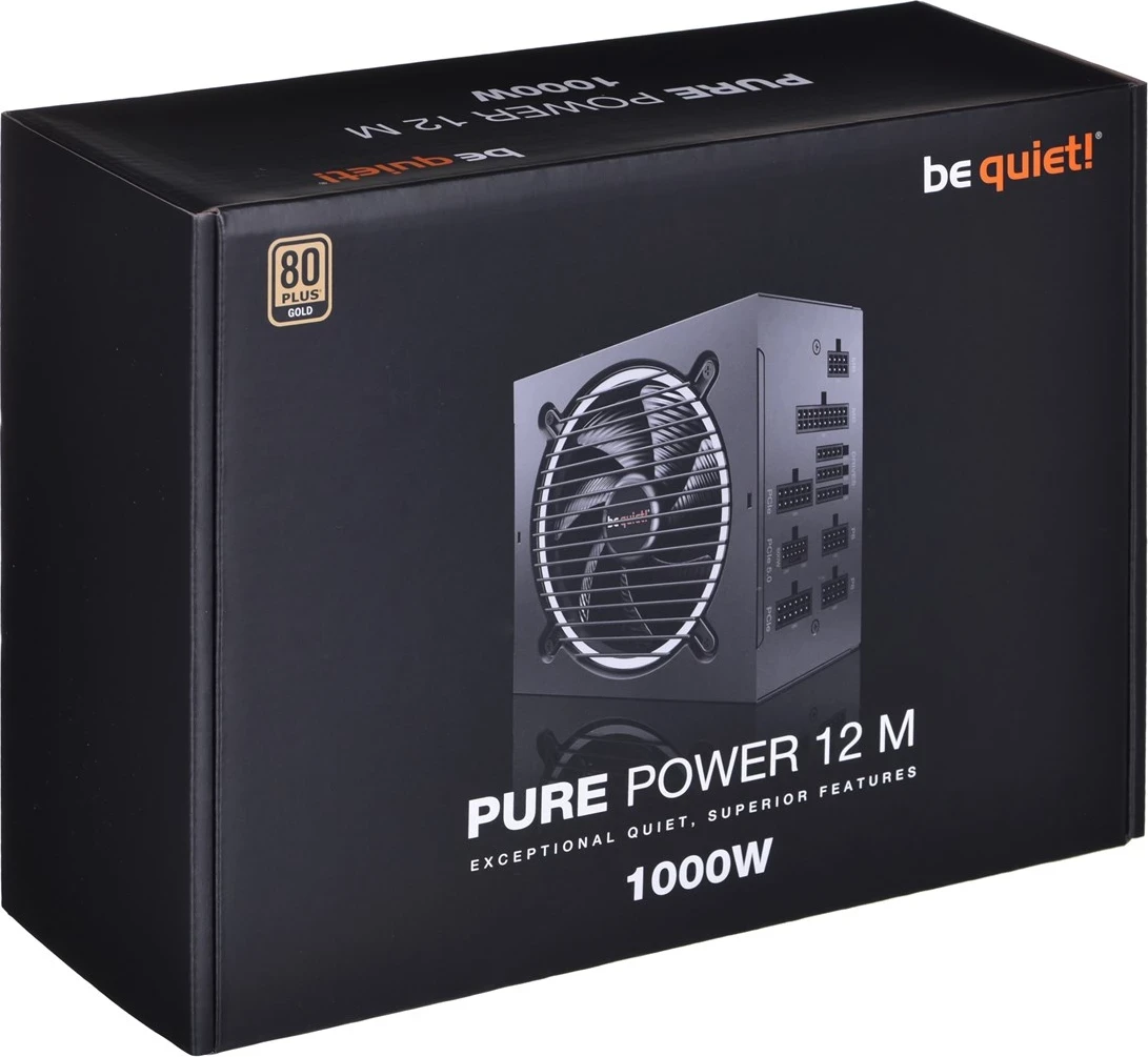 Furnizues i energjisë be quiet! Pure Power 12 M 1000 W ATX i zi