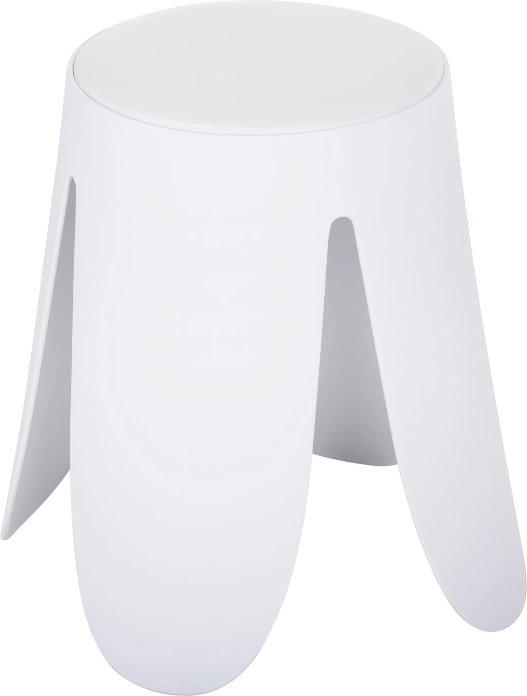 Karrige DENTY FH9619.01 polipropileni, ulëse PU, e bardhë, Φ30x45H cm