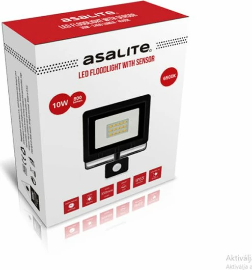 Reflektor LED ASALITE ASAL0138 10W 6500K 800lm me sensor, i zi