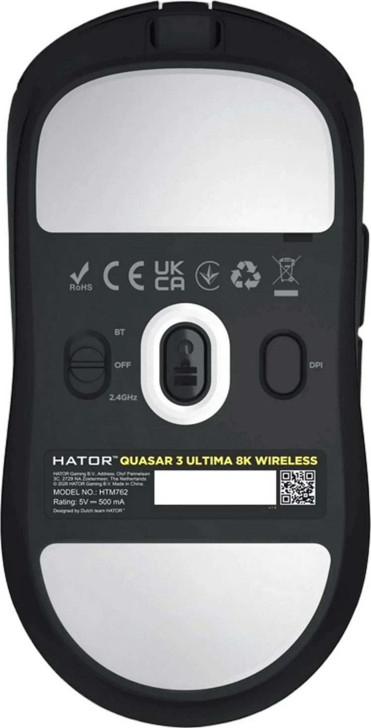 Maus Hator Quasar 3 Ultima wireless/USB-C, sensor PixArt PAW3950, i zi