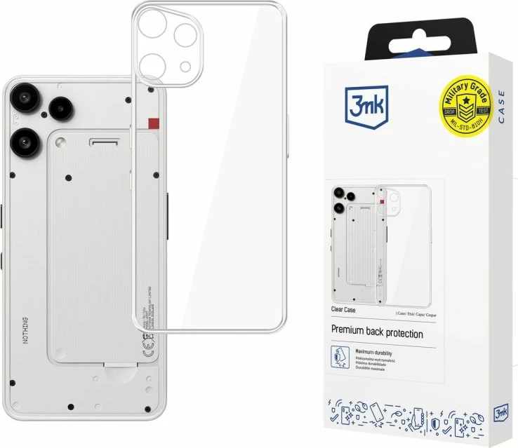 Kover për Nothing Phone (3a) Lite 3mk Protection, transparent