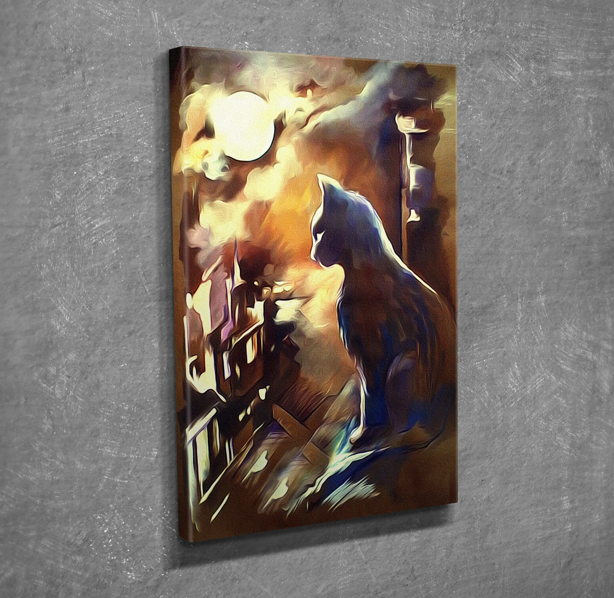 Pikturë dekorative në kanavacë Wallity, DC056, shumëngjyrëshe, 30x40cm