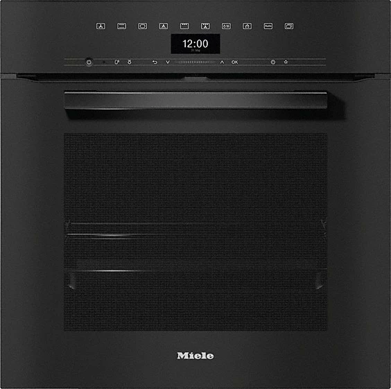 Furrë e integrume Miele H 7464 BP 76L pirolizë Wi‑Fi grill termometër pjekjeje, e zezë obsidian