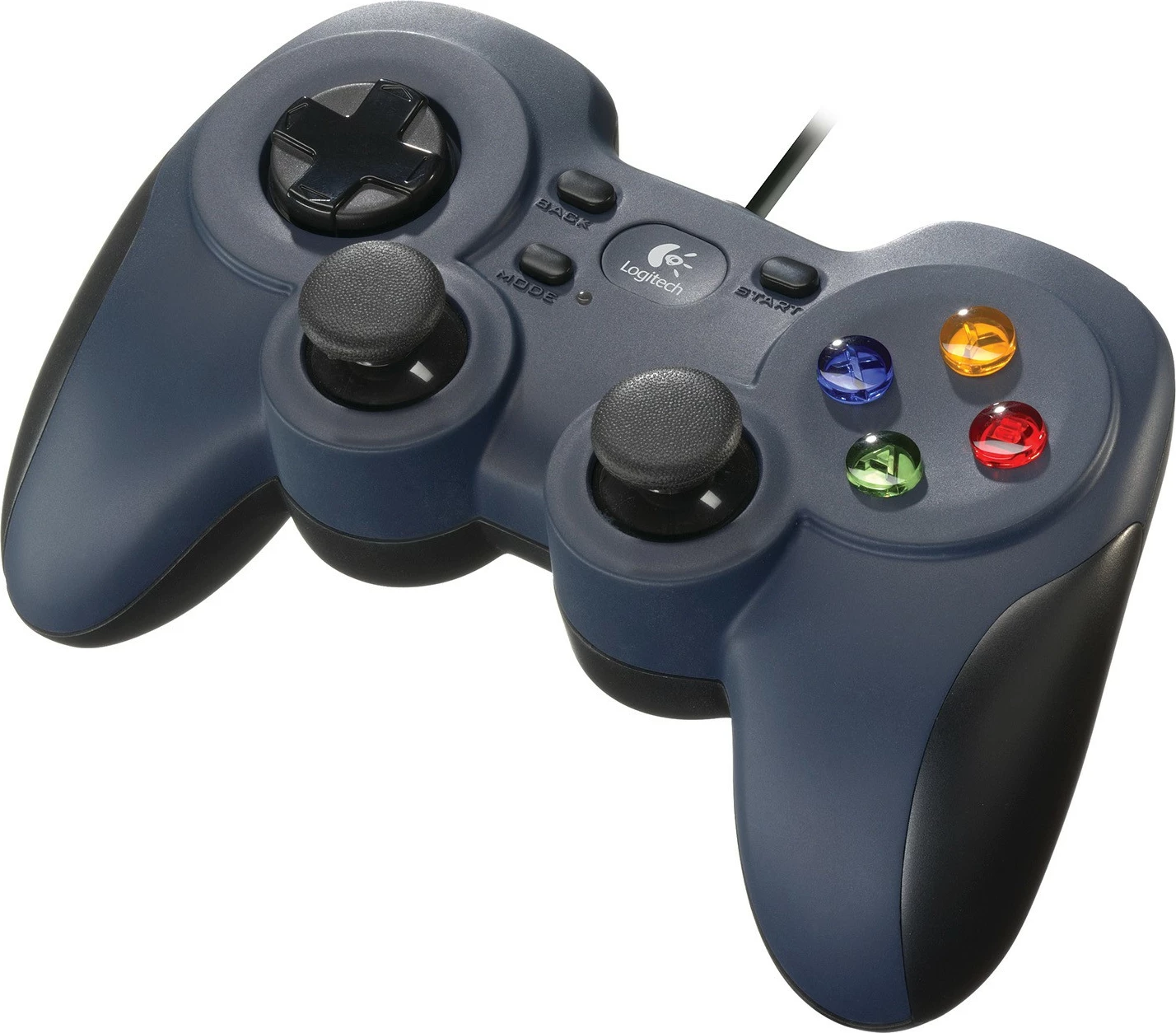 Gamepad Logitech G F310, PC, me kabllo, USB 2.0, ngjyrë zezë/blu